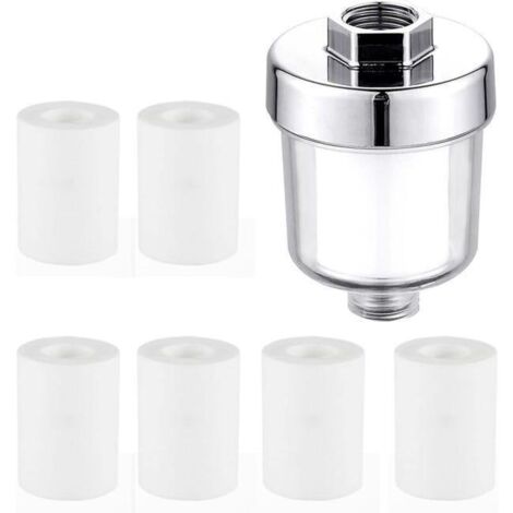 Filtro de ducha blanco para grifos o duchas (juego de 7 piezas) (SKU: 93967641  SKU de oferta: 1126GL18)