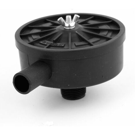 Filtro de escape del silenciador del compresor de aire de rosca de 20 mm de plástico negro BR-Vie