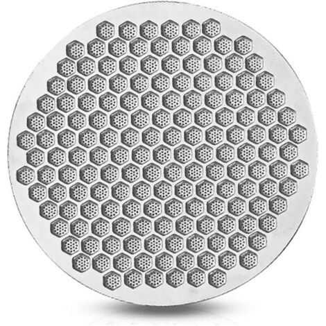 Filtro de extracción para espresso - Rejilla inferior para ducha - Grosor de 0,028" Rejilla de contacto metálica para espresso - Acero inoxidable 304 - Diámetro de 53 mm