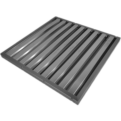 Filtro de láminas 495x495x25mm para campana extractora de hostelería