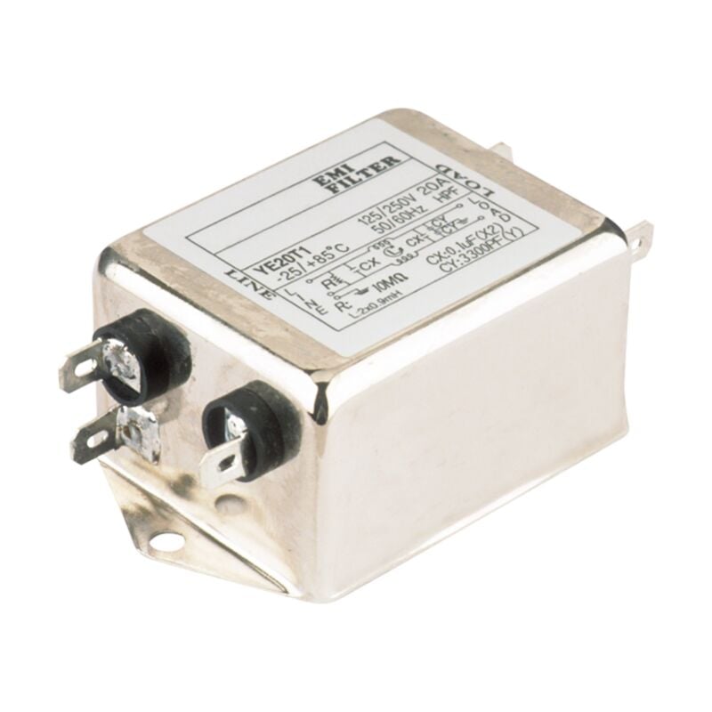 

Filtro de línea RFI/EMI de 250 VAC 31.224/20 8430552097050 - Electro Dh