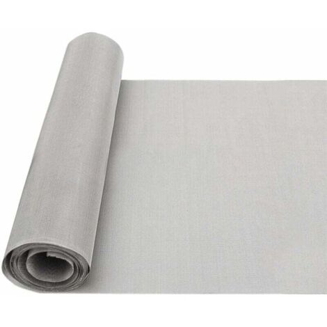 Filtro de malla de alambre 304 para filtración y eliminación de polvo, malla 120, 30 x 100 cm