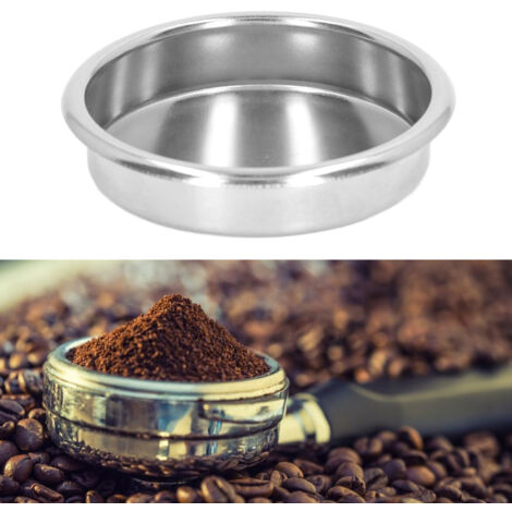Filtro de mantenimiento para máquinas de café: filtro ciego de inserción para retrolavado fabricado en acero inoxidable resistente, 58 mm (2,3 pulgadas).