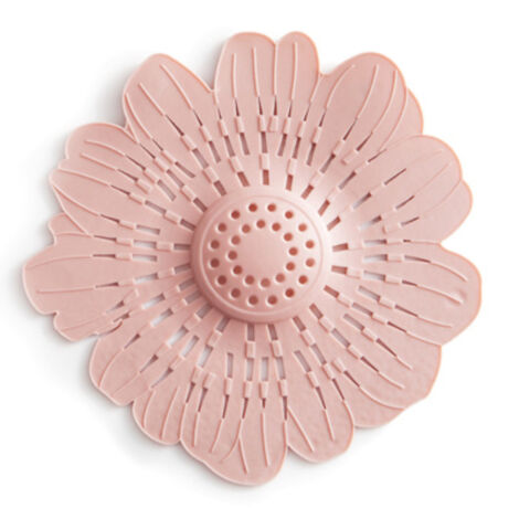 Filtro de pelo para fregaderos de cocina, bañeras y duchas para evitar atascos. Filtro de pelo rosa para lavabo de baño.