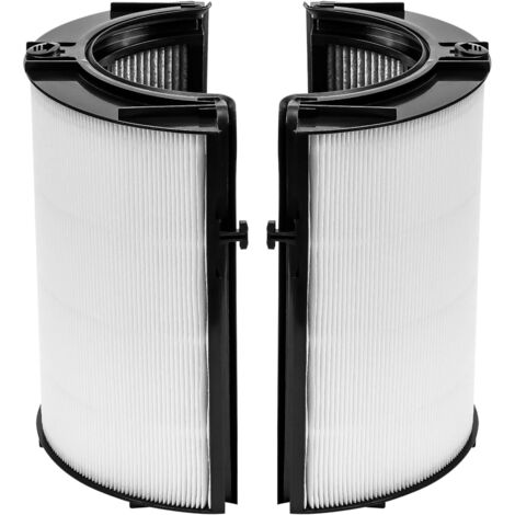 Filtro de repuesto 2 en 1 compatible con purificadores de aire Dyson HP04, TP04, DP04, PH04, HP09, TP09, HP07, TP07, PH03, PH01, H13. Filtro HEPA, HEPA y filtro de carbón activado.