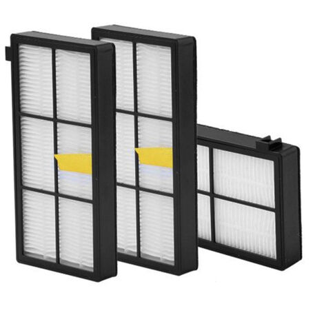 Filtro de repuesto de 3 piezas, kit de accesorios de repuesto para aspiradoras iRobot serie 800 y 900 (800, 805, 860, 896, 900, 960 y 966)