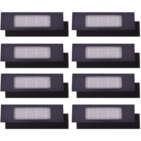 Filtro de repuesto FOREHILL compatible con los robots aspiradores Ecovacs Deebot OZMO 920, 950, T5, T8, T8 Aivi, T9, N7, N8, N8+ y N8 Pro+.