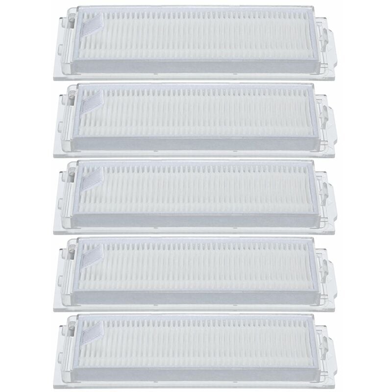 

Filtro de repuesto para aspiradora, accesorio para barredora, para MIJIA STYJ02YM,Blanco, 5 piezas