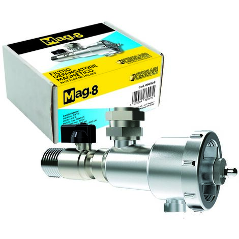 Filtro defangatore magnetico in ottone nichelato svasato 3/4"