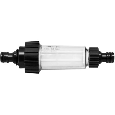 Filtro dell'acqua con adattatore 15648, 3/4", per idropulitrici, pompe o camper, compatibile, tra gli altri, con Kärcher 4.730-059.0