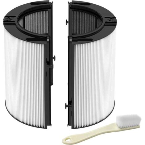 Filtro di ricambio HEPA e carbone 2 in 1 H13 compatibile con Dyson TP06 HP06 PH01 PH02 PH03 PH04 HP09 TP09 HP10 TP10 Ventilatore purificatore d'aria in vetro combinato a 360°