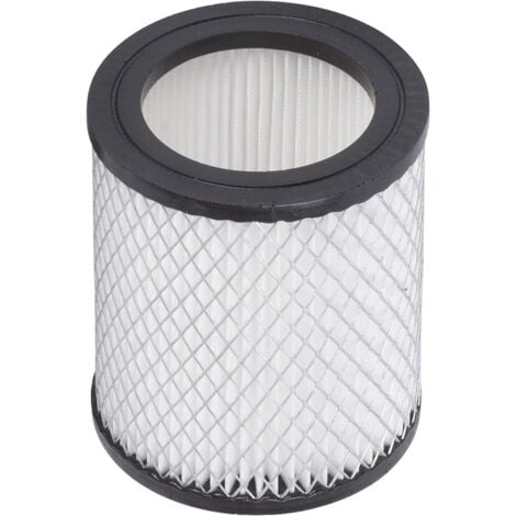 Filtro di Ricambio per Bidone Aspiracenere Universale Corazzato Forato HEPA Misure h12,5x10,8 Foro Interno 7,3 cm