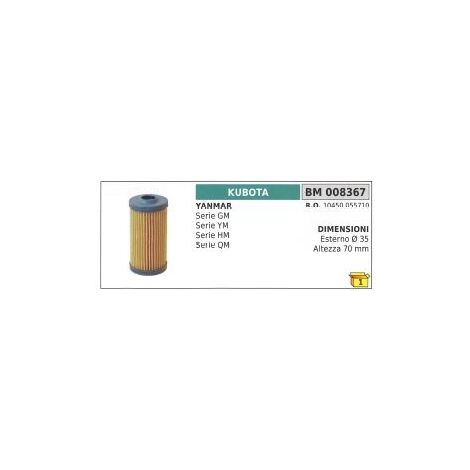 Filtro gasolio KUBOTA serie GM - YM - HM - QM trattorino rasaerba 10450.055710
