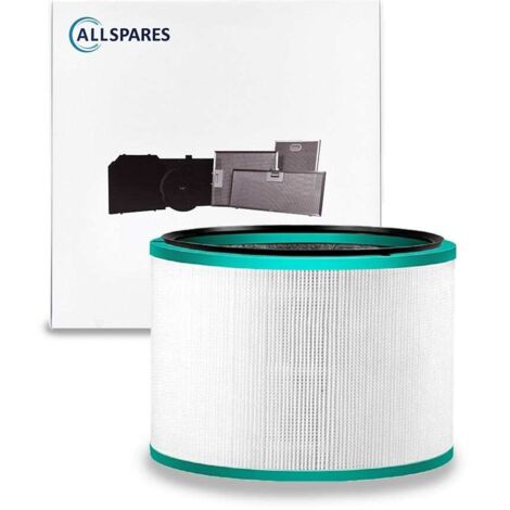 Filtro HEPA AllSpares 360° per purificatori d'aria adatto per Dyson HP02 / HP01 / DP01 (Ø214 mm)