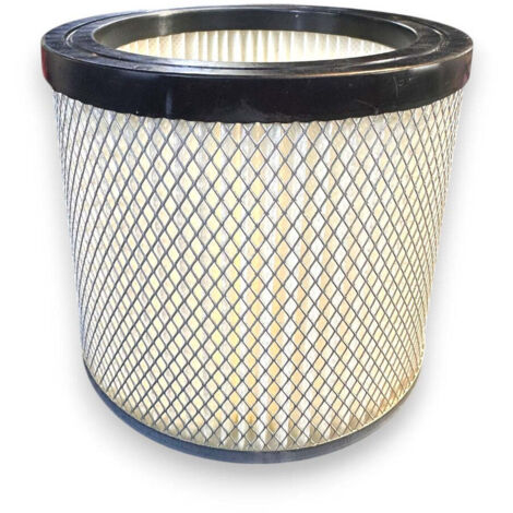 Filtro HEPA con retina esterna e fondo metallico chiuso per aspiracenere 12 lt