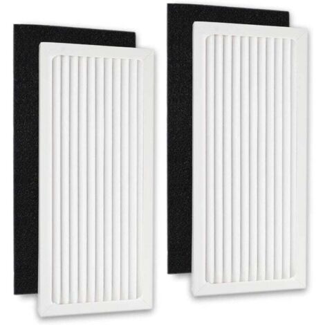 Filtro HEPA de repuesto KZQ 04383 (paquete de 2), compatible con los filtros purificadores de aire Hamilton Beach 04383 y 04384, número de pieza 990051000