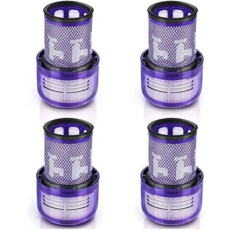 Filtro HEPA de repuesto para la aspiradora Dyson V12 Detect Slim – Compatible con Dyson – Diseño 2 en 1 de alta eficiencia para bloquear polvo fino y pelusa – Lavable con agua tibia – Se recomienda re