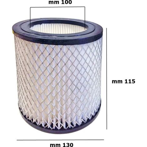 vhbw filtro compatibile con Merox XL-T01-1200 aspiracenere - Filtro HEPA  anallergico