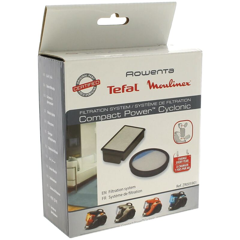 Filtro Hepa Kit Filtro Rotondo Zr005901 Per Aspirapolvere Rowenta