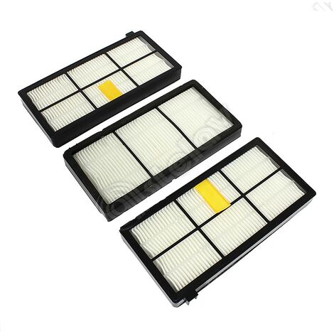 FILTRO HEPA RETTANGOLARE ASPIRAPOLVERE IROBOT SERIE 800-900- PZ 3 - AT  00802400