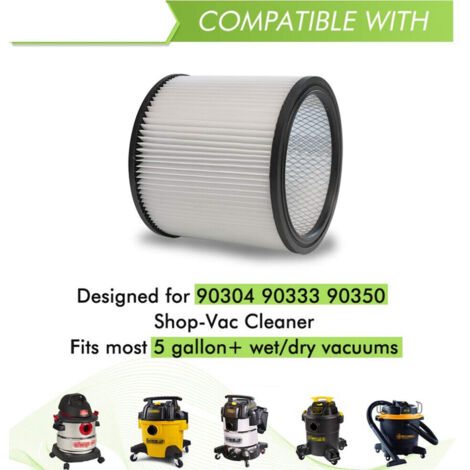 Filtro HEPA ricambio per 90304 90350 5 galloni e grandi accessori aspirapolvere secco umido