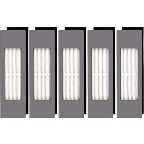 Filtro HEPA Ulisem (5 piezas) N10 para aspiradora robot Ecovacs DEEBOT OZMO N10 N10 Plus 920 950 T8 AIVI Max T9 T5 N5 N7 N8+ N8 Pro Plus