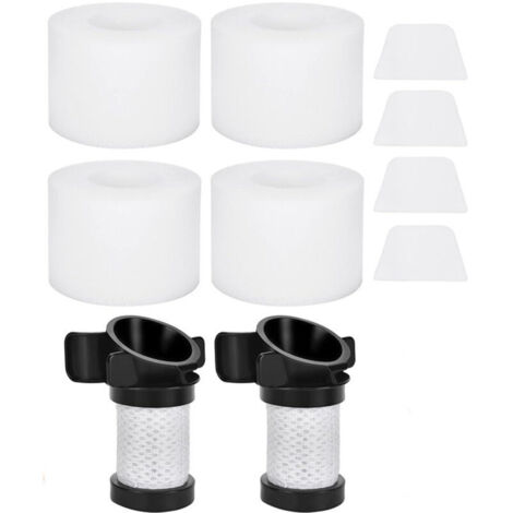 Filtro in feltro espanso per spazzola rotante compatibile con aspirapolvere Shark IONFlex DuoClean IF100 X30 X40 F60 F80 IF200 IF201 IF202 (10 pezzi)