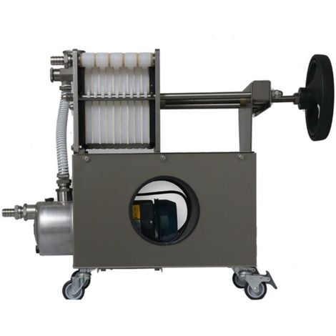 Filtro Inox 10 Piastre a Cartoni 20x20 Grifo FCP10 per Vino Carrellato