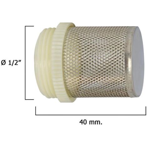 Filtro Inoxidable Para Válvula Retencion    1/2"
