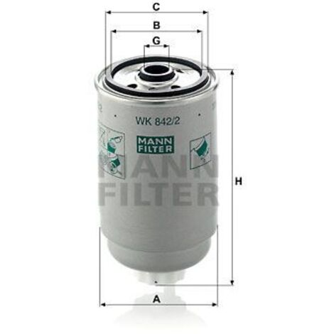 Filtro intercamb. combustible MANN-FILTER WK8422