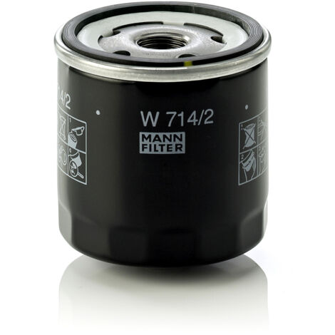 Filtro intercambio para aceite lubrificaci贸n MANN-FILTER W7142