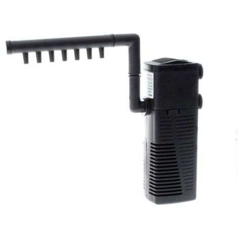 Filtro interno para acuario, 8 W, 600 L/H, para acuarios de 80 litros, bomba de filtración para acuarios pequeños, de agua fría o tropicales, y para tortugueras.