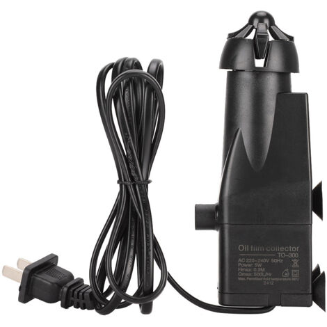 Filtro interno para acuarios: bomba de 5 W, caudal de 500 l/h, elimina la película de aceite y enriquece el agua con oxígeno.