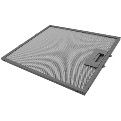 Filtro metálico AllSpares para campanas extractoras compatible con AEG-Electrolux 4055250429 / Whirlpool 480122102168 y Elica GRI0009219A (305x267x9mm)