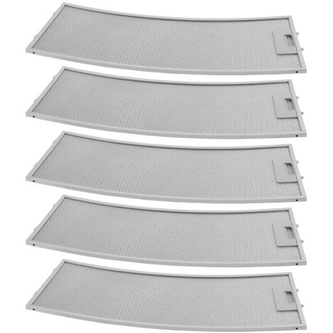 Filtro metálico AllSpares para campanas extractoras compatible con Neff 00357623/357623 (548x185x9mm)