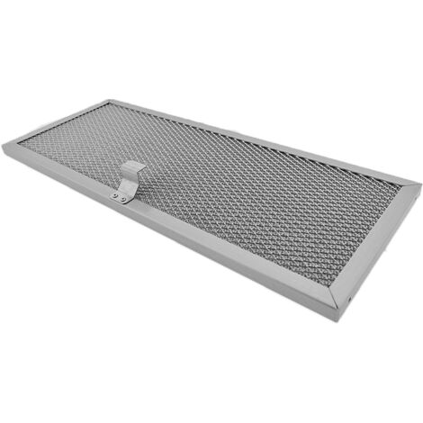 Filtro metálico de 387 x 153 x 10 mm compatible con Novy 563-8020A / 609014