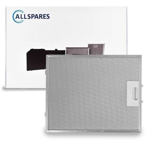 Filtro metallico AllSpares per cappe aspiranti adatto per ATAG ETNA Pelgrim 18831 / 88017203 (320x257x8mm)