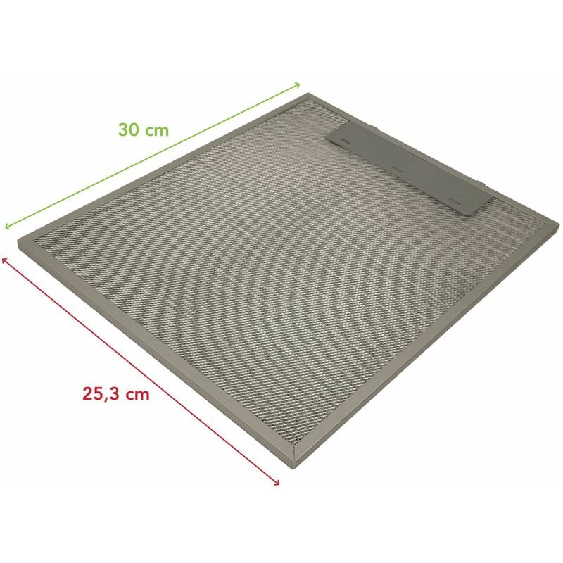 Image of Hotpoint Ariston - Filtro metallico (antigrasso) 252 x 300 mm - Cappa aspirante - ariston hotpoint - 360103663946269916
