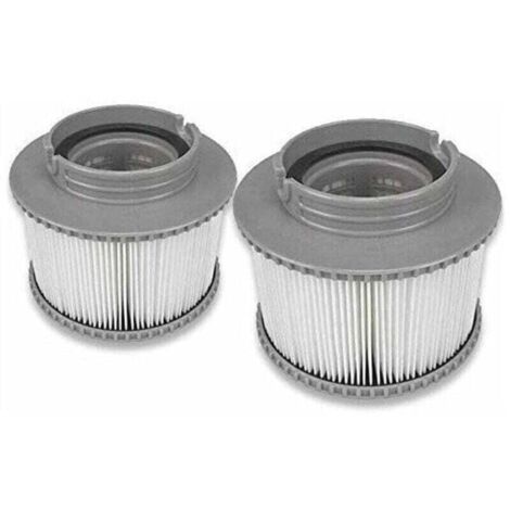 Filtro MSpa, cartuchos de filtro para piscina, cartuchos de repuesto MSpa para bañera, spa y piscina (2 unidades)