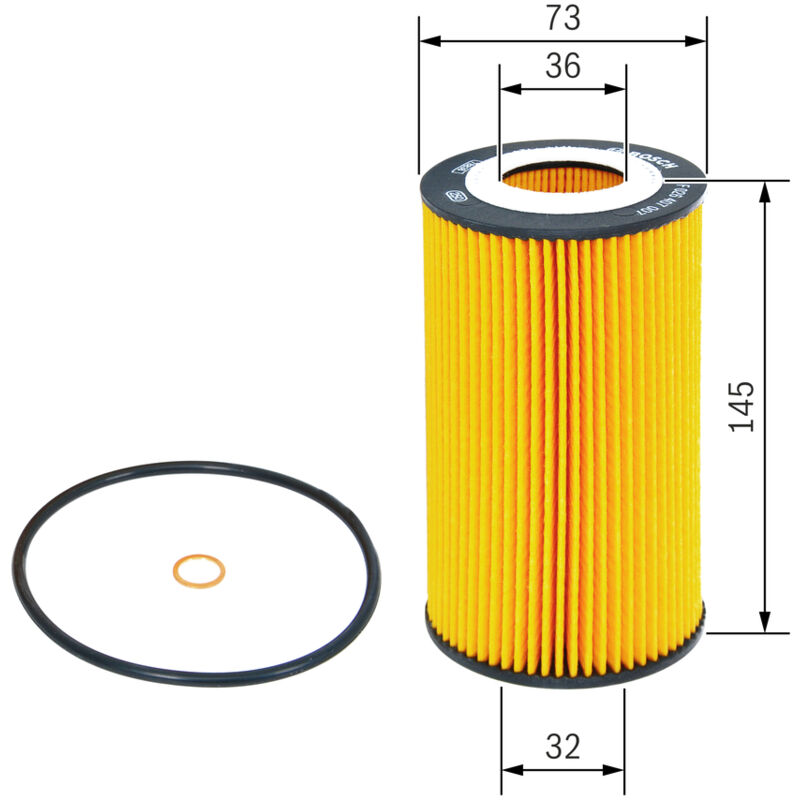 Filtro Olio F026407007 Bosch