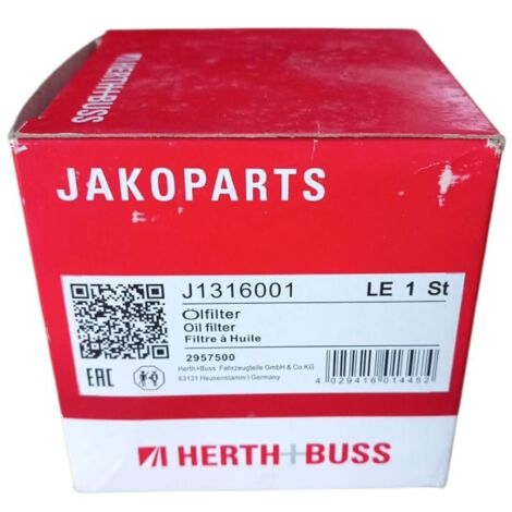 Filtro olio jakoparts j1316001  ft4985  ph2954  w811/81  wl7085  r922
