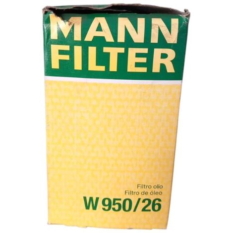 Filtro olio marca mann codice filtro w 950/26