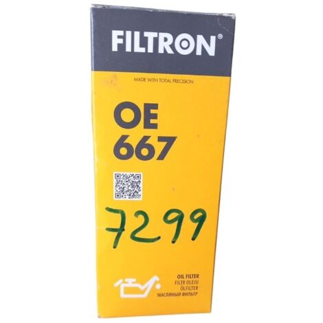 Filtro olio motore marca filtron codice filtro oe 667