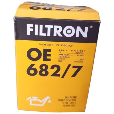 Filtro olio motore marca filtron codice filtro oe 682/7