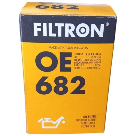 Filtro olio motore marca filtron codice filtro oe 682