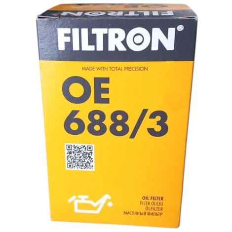 Filtro olio motore marca filtron codice filtro oe 688/3