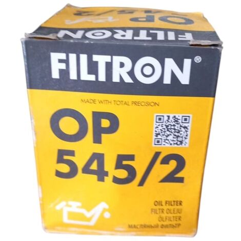 Filtro olio motore marca filtron codice filtro op 545/2