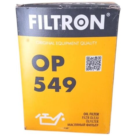 Filtro olio motore marca filtron codice filtro op 549