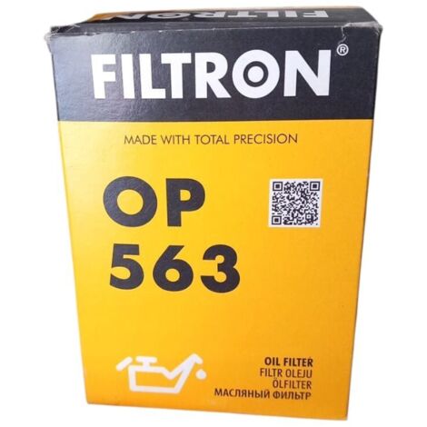 Filtro olio motore marca filtron codice filtro op 563