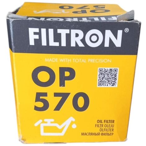 Filtro olio motore marca filtron codice filtro op 570